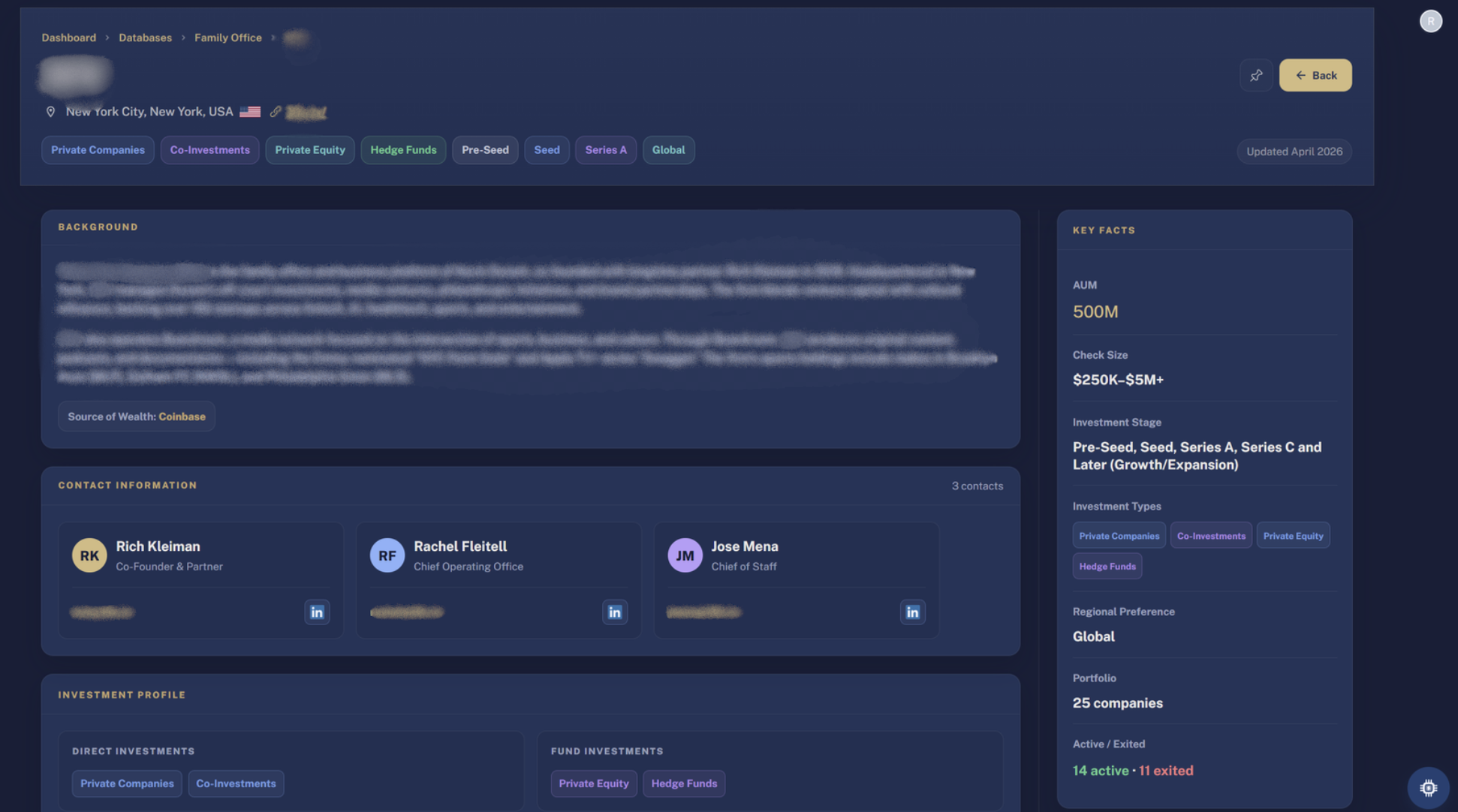 family office details